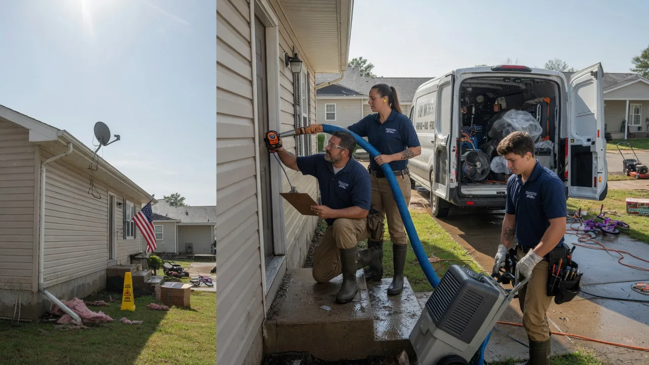 Ceiling Water Damage Restoration in Langworthy, IA near me